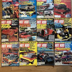 Vintage Set Of Hot Rod Magazine 1978