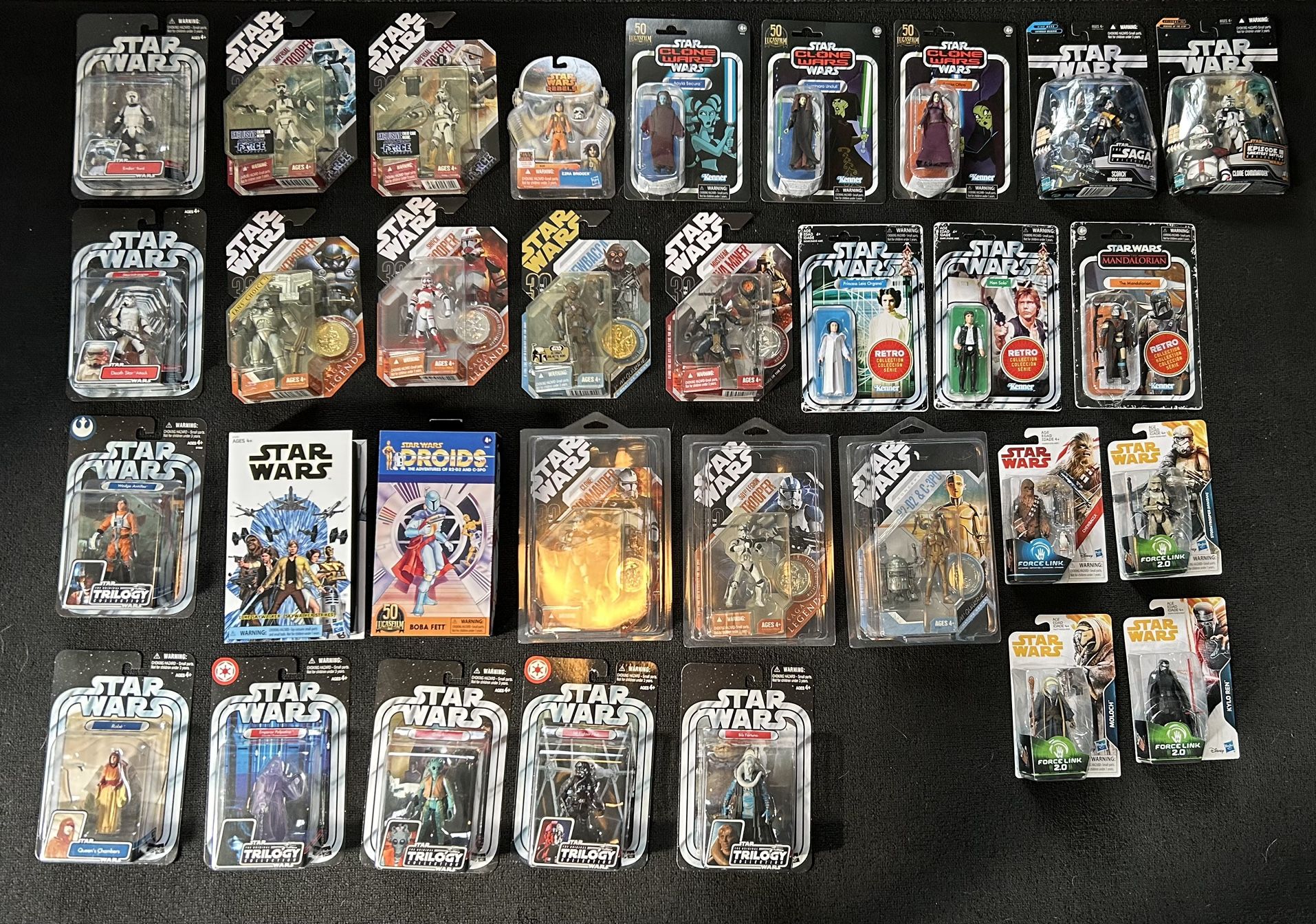 Star Wars Lot Assorted Sealed Action Figures