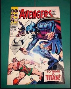 1968 Silver Age Avengers #50 Comic Book