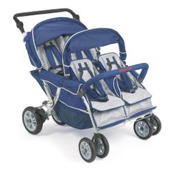 Angeles SureStop Folding Commercial Bye-Bye Stroller - 4 Passenger
