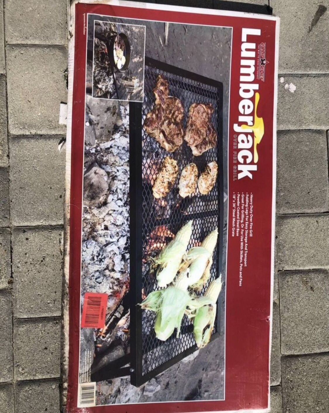 Lumber Jack Heavy Duty Over The Fire Grill 18x36