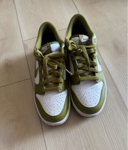 Nike Dunk Low Olive/ White Sneakers Size 7 Kids Grade School