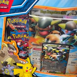 👀 🔥 Mega Kangaskhan ex Box Pokemon New/Sealed!