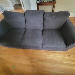 Dark Gray/Black Couch