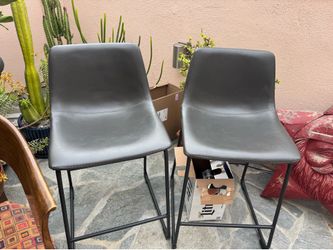 Grey bar stools