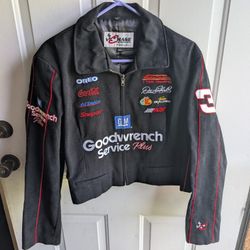Vintage NASCAR Jacket Ladies (2x) Dale Earnhardt Senior 3 (Good Wrench Chase Authentics)