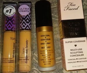 BORN THIS WAY foundations & TARTE concealers