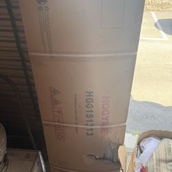 Jaxpety 9.1 ft. W × 4.3 ft. D Outdoor Storage Shed, Metal Garden Tool Sheds with Sliding Door and Vents, Brown(39.13 sq. ft.)