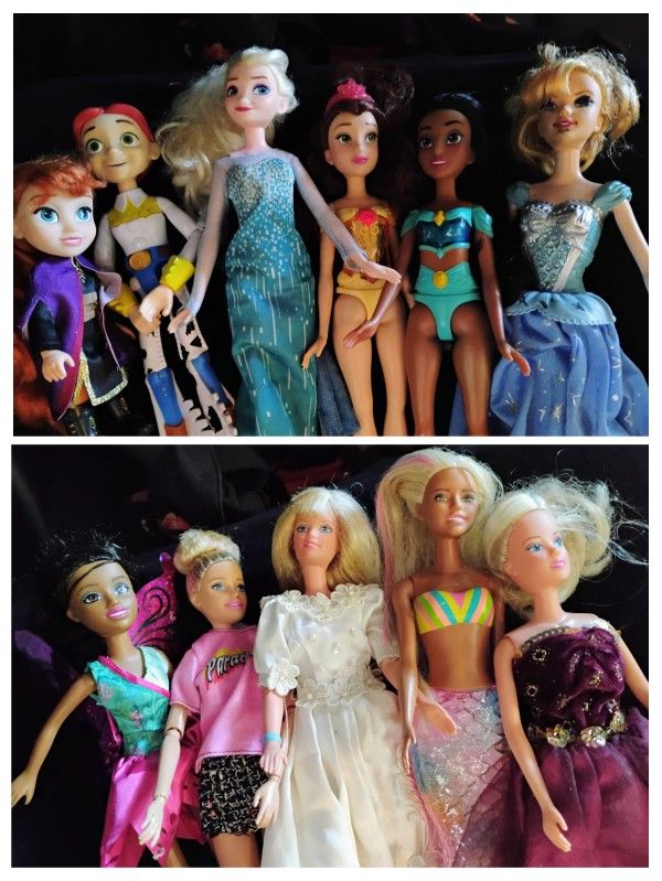 BARBIE BUNDLE and Other Dolls Bratz LOL Monster High Littlest Pet Shop  Barbie's Barbie DreamCamper Dreamhouse Dream House Camper Pool Free Camping 