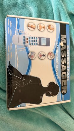 Electronic Pulse Massager TENS Unit + Omron Long Life Pads | Complete Set | Excellent Condition