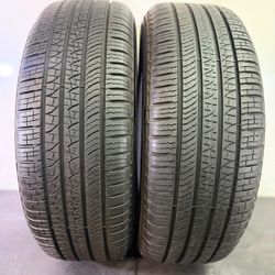 V679  255 65 19 114V  Pirelli Scorpion Zero  2 used tires 80%-90% life 