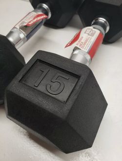 15lb dumbbells set