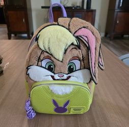 Loungefly Looney Tunes Lola Bunny Plush Mini Backpack NWT