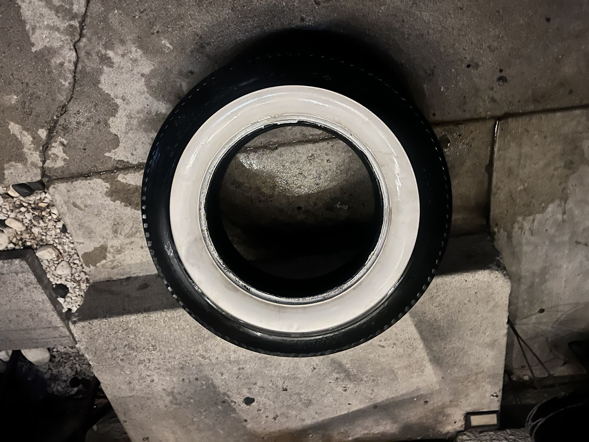 1.78 -15 White Wall Tire