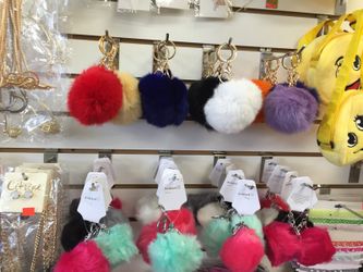 Fur keychain