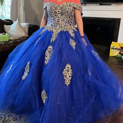 Royal Blue Quinceañera Dress