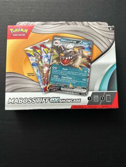 Pokémon TCG Mabosstiff ex Showcase Box 3 Booster Packs English