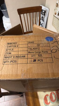 Men’s cargo pants size 44-32 new all for $15