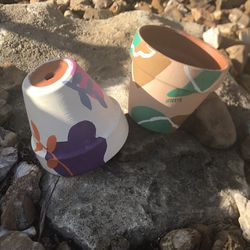 Handpainted Flower pot 