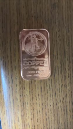 Cooper bar one ounce