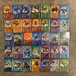 Activision Skylanders 2011-12 Lot Of 58 Cards And 3 Stickers