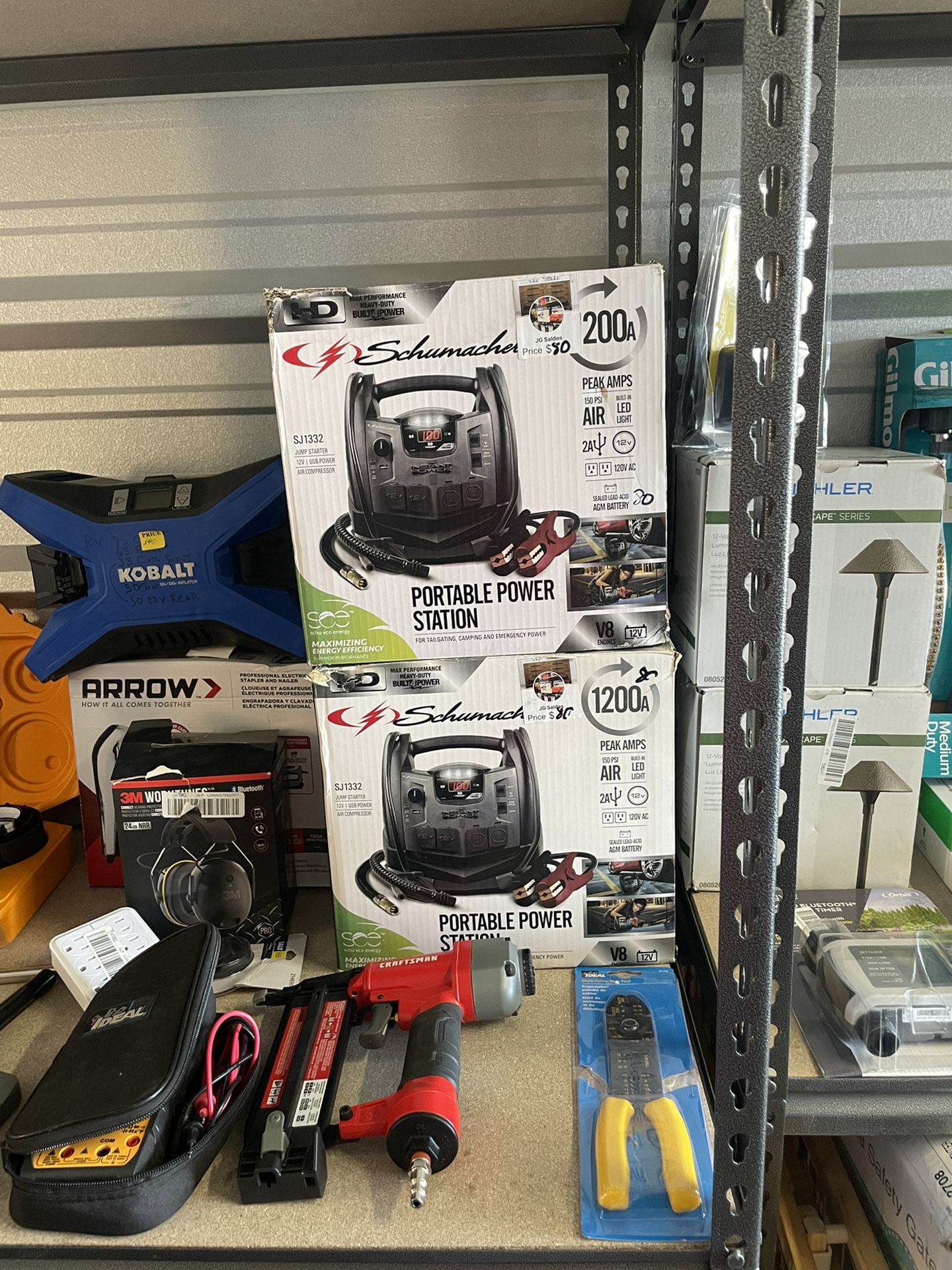 Jump Starter Portable Power Station Air Compressor
