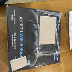 WiFi 6 Router, AX1800 Smart WiFi Router, 4-Stream Dual Band Wireless Router f...