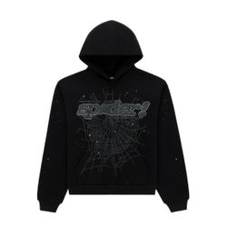 Sp5der Rhinestone Punk V2 Hoodie