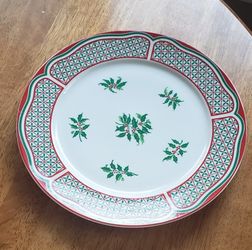 Beatiful Holiday Platter- See Pics For Size 