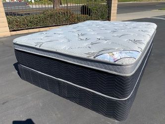 Queen Orthopedic Bamboo Pillow Top!•••