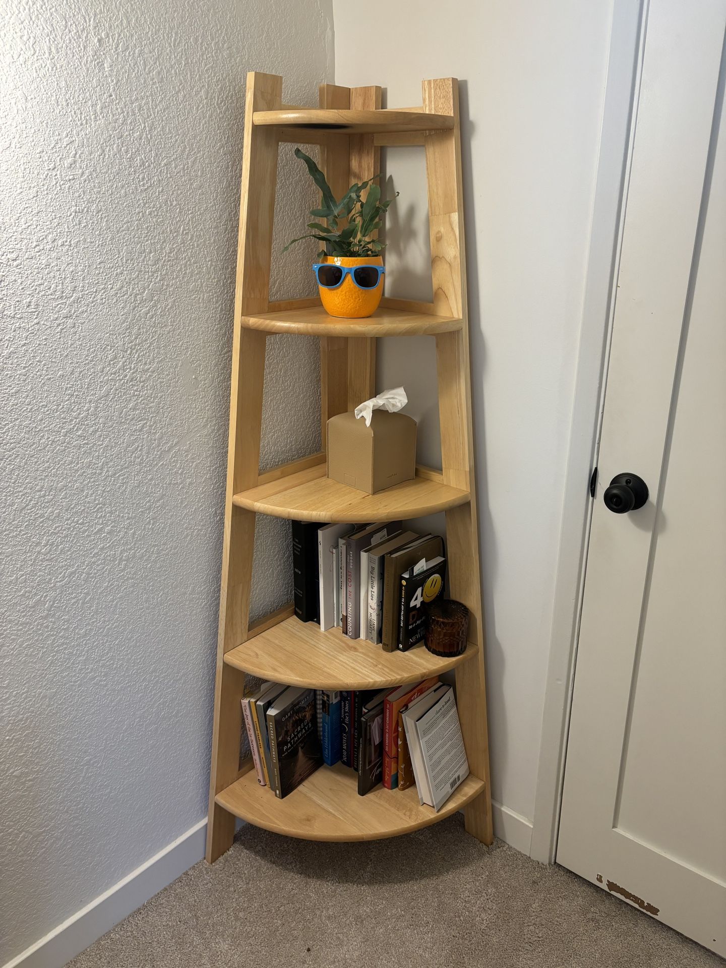 Corner Bookshelf