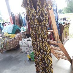 Yellow/Brown Summer Dress