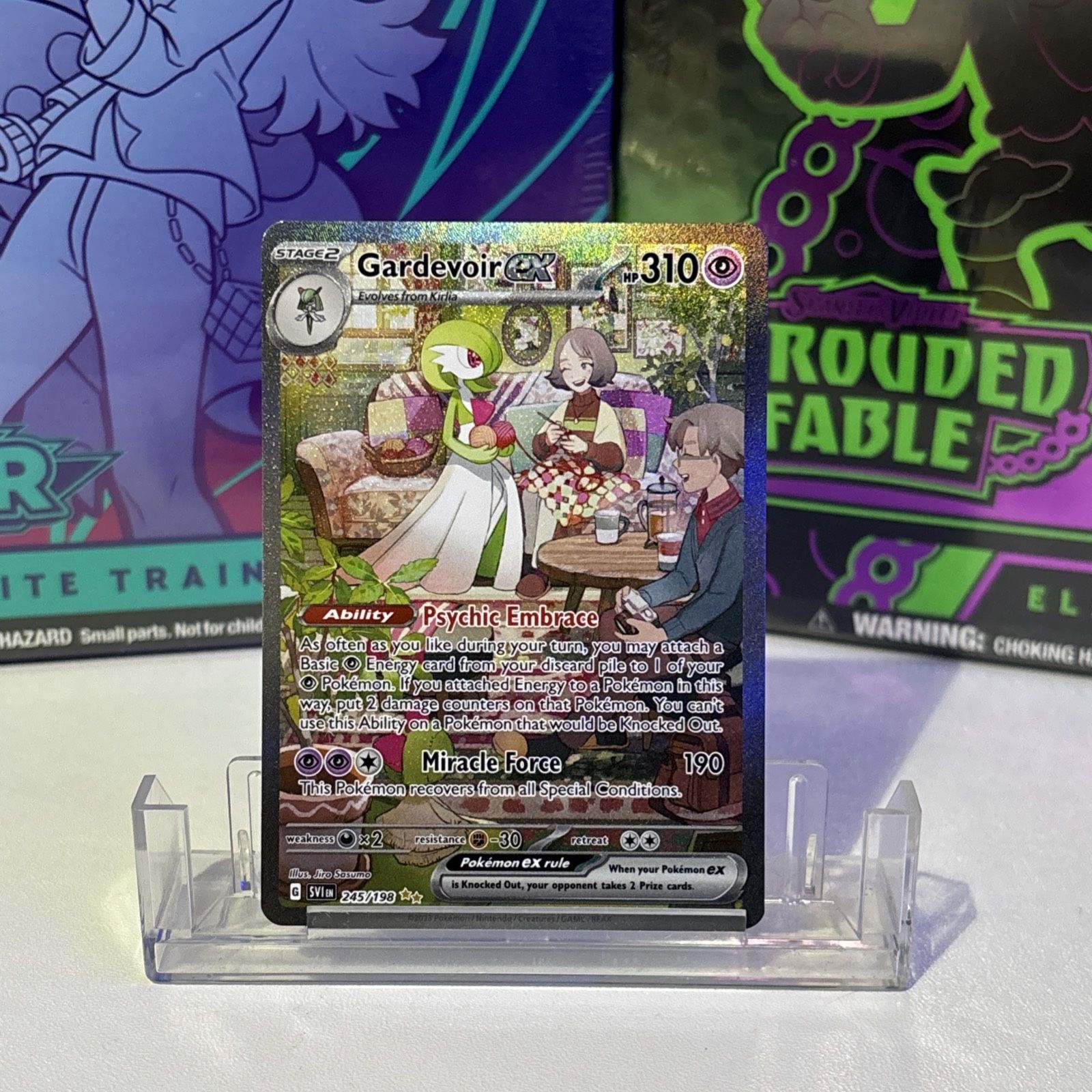 245 198 pokemon card Pokmon Gardevoir ex - 245/198 Fighting Wild Impact (220) During your next turn Gardevoir ex 2023 Pokemon Scarlet