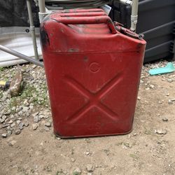 Vintage Metal Gas Can 