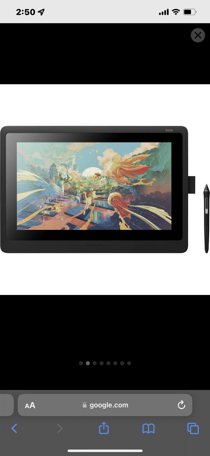 Wacom - Cintiq 16 Creative Drawing Tablet Never Used