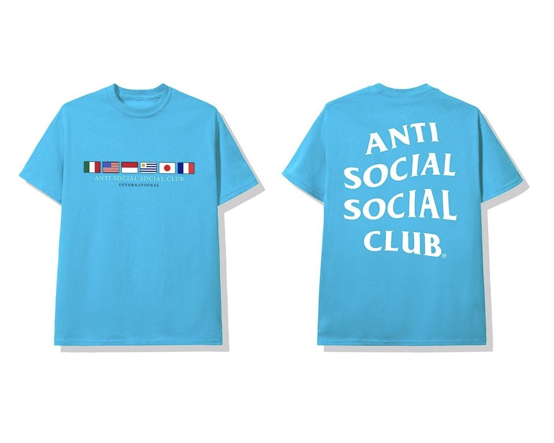 Anti Social Social Club Oceans Tee Members Only Exclusive - Size Small