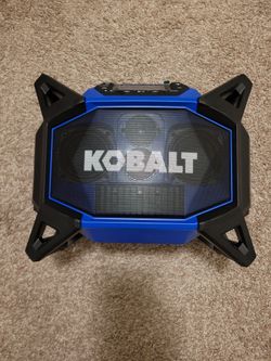 Kobalt 40-volt Water Resistant Cordless Bluetooth Compatibility Jobsite Radio