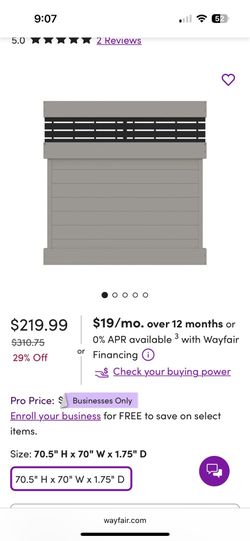 Horizontal Gray Vinyl Privacy Panel Kit And Posters 1 Corner And 2 End Posters