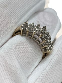 Ladies diamond cluster ring #33268