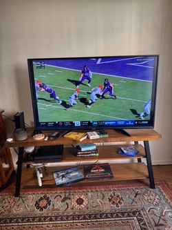 Wood TV stand