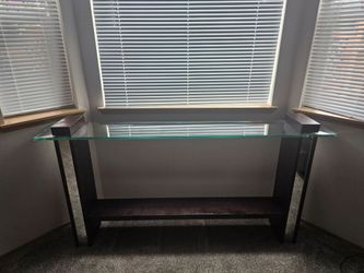 Modern Glass Console Table