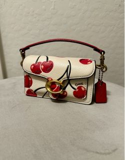 Coach Tabby Bag 12 Cherry Print