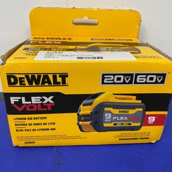 DEWALT DCB609 FLEXVOLT 20V/60V MAX Lithium-Ion 9.0Ah Battery