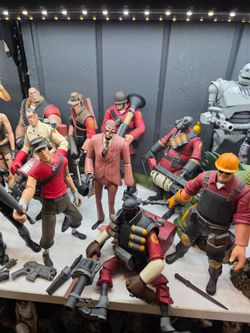Neca Team Fortress Red team  complete