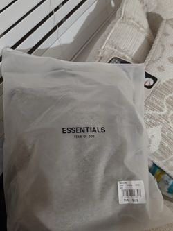 Grey essentials hoodie