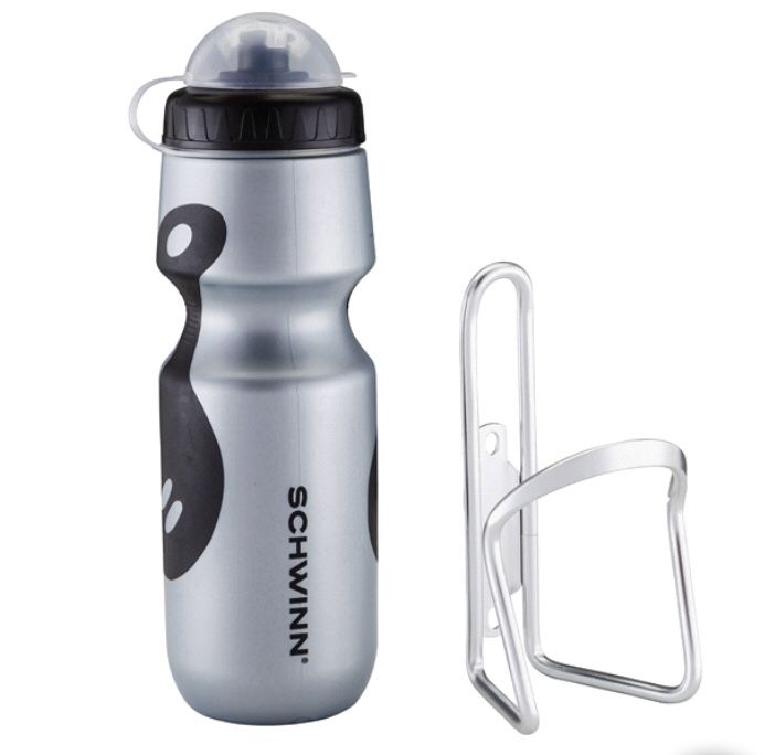 Schwinn 23 oz. bike Water Bottle & Cage