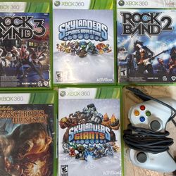 XBOX360 Games and Controller