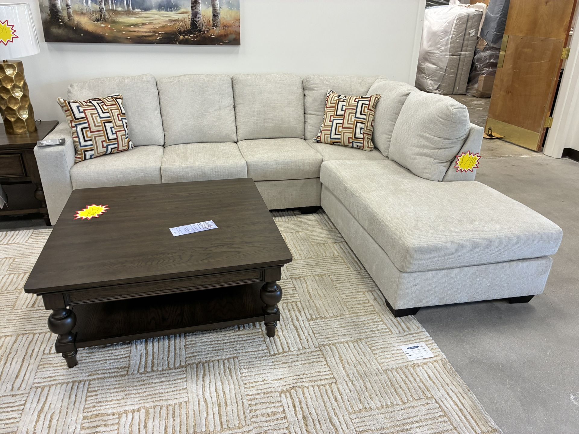 Cream Sectional Couch