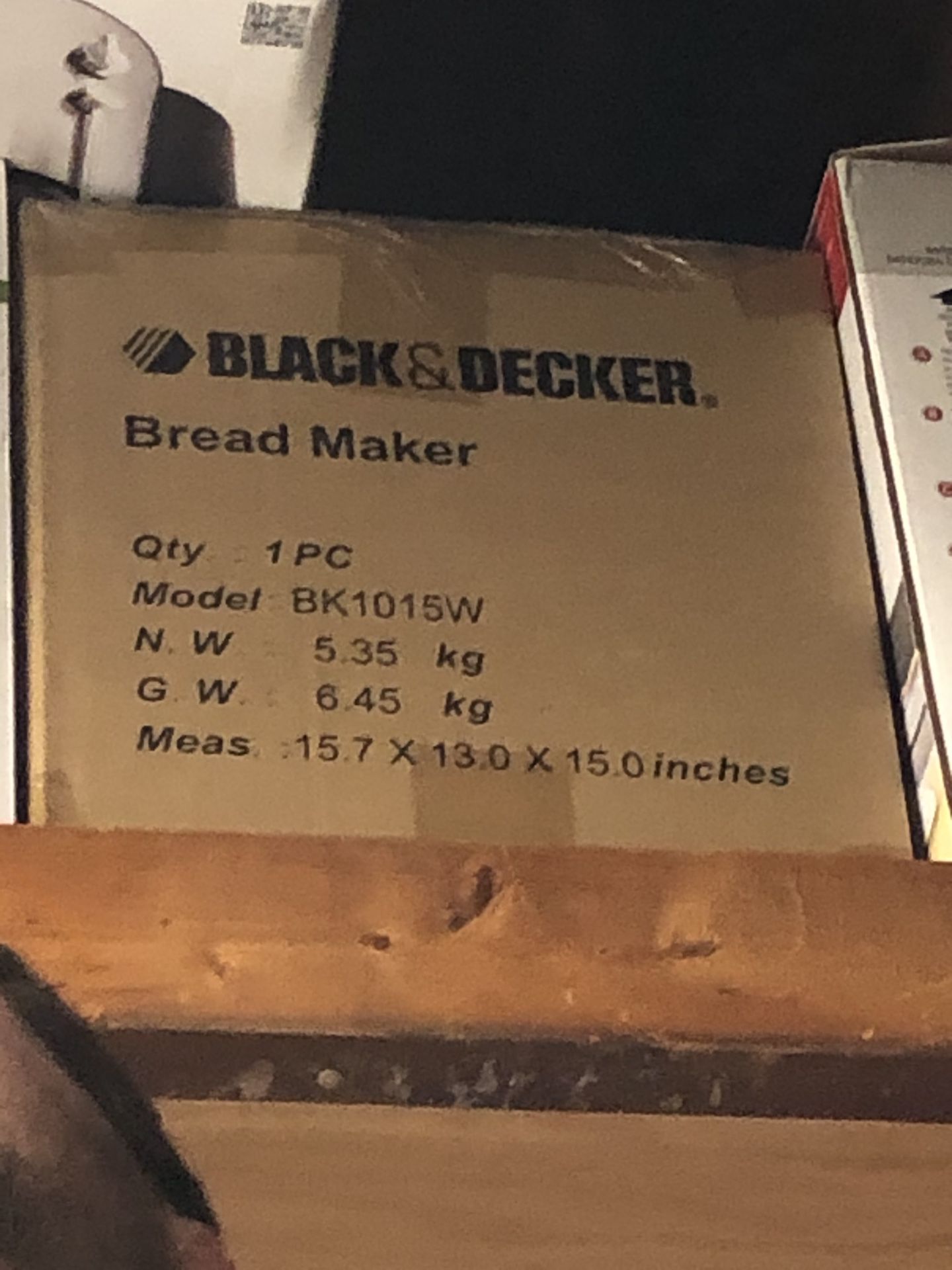 Brand new never opened bread maker.
