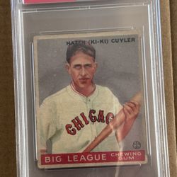 1933 Goudey Ki Ki Cuyler Baseball Card